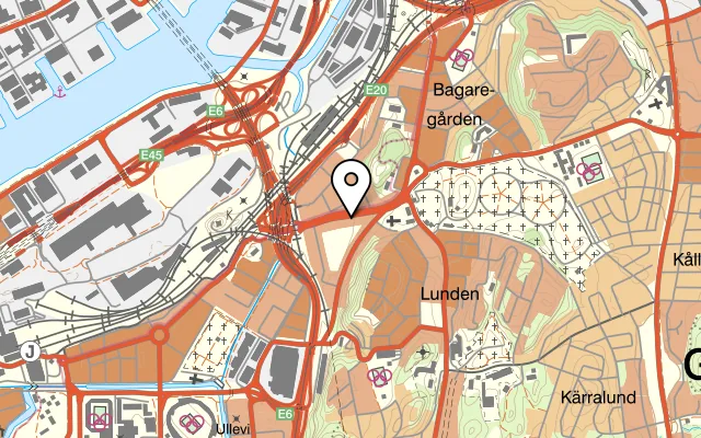 Karta som visar Le Pain Francaise på Västra Hamngatan 19, 411 17 Göteborg