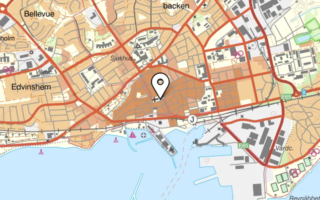 Karta som visar Store Thor på Stortorget 18, 271 43 Ystad