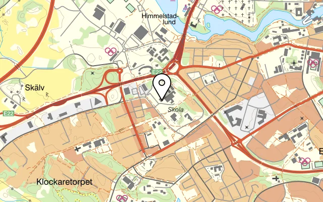 Karta som visar Stormköket på Folkborgsvägen 17, 603 80 Norrköping