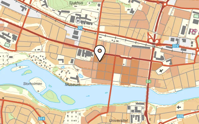 Karta som visar Texas Longhorn på Tjärhovsgatan 14, 931 32 Skellefteå