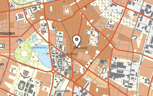 Karta som visar Coffee Square på Möllevångstorget 3, 214 24 Malmö