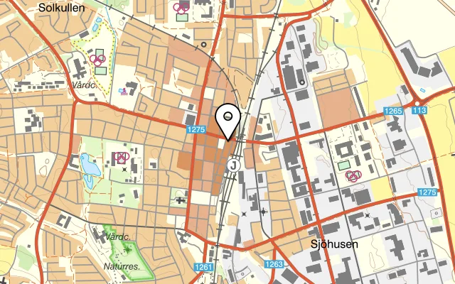 Karta som visar Ninnas Restaurang & Steakhouse på Kabingatan 11, 212 39 Malmö