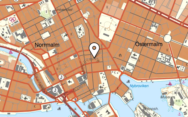 Karta som visar Boqueria på MOOD, Jakobsbergsgatan 17, 111 44 Stockholm