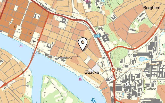 Karta som visar Matador på Kungsgatan 102, 903 32 Umeå