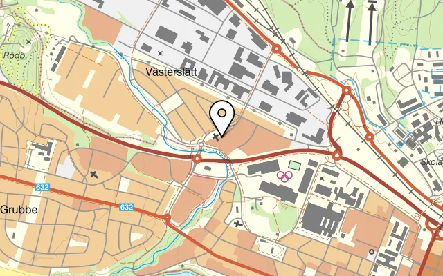 Karta som visar Ullas kondis på Timotejvägen 4, 903 52 Umeå