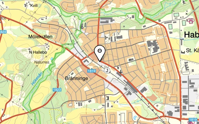Karta som visar Habo kök & bar på Jönköpingsvägen 10, 566 31 Habo