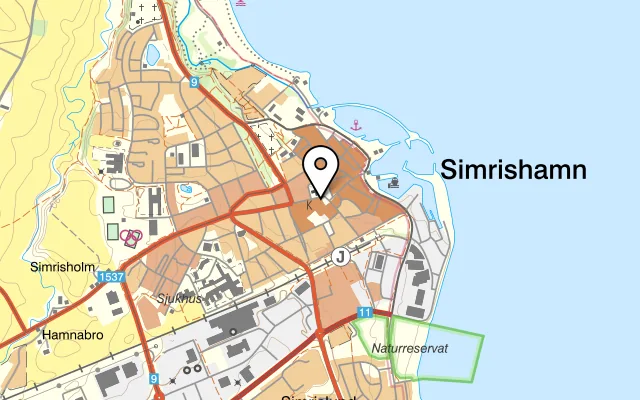 Karta som visar Kockens på Svalegatan 13, 268 31 Svalöv