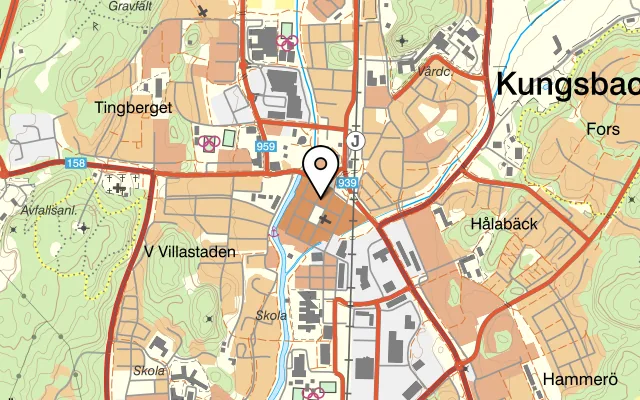 Karta som visar Cyrano på Storgatan 10, 434 30 Kungsbacka