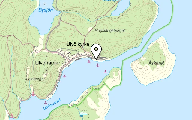 Karta som visar Ulvö Hamnkrog på ULVÖ HAMNGATA 108, 893 99 Ulvöhamn