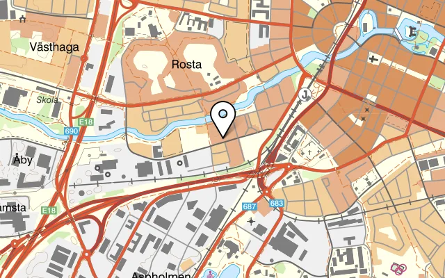 Karta som visar Restaurang Montana på Värmlandsvägen 32, 691 34 Karlskoga