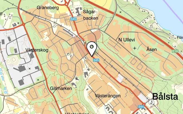 Karta som visar Mae Thai på Stockholmsvägen 20, 746 33 Bålsta