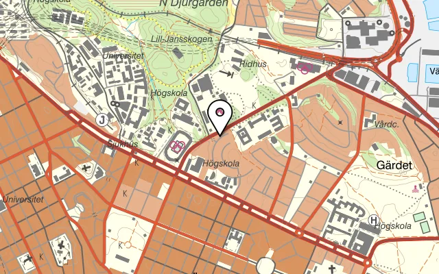 Karta som visar L21 på Regeringsgatan 21, 111 53 Stockholm