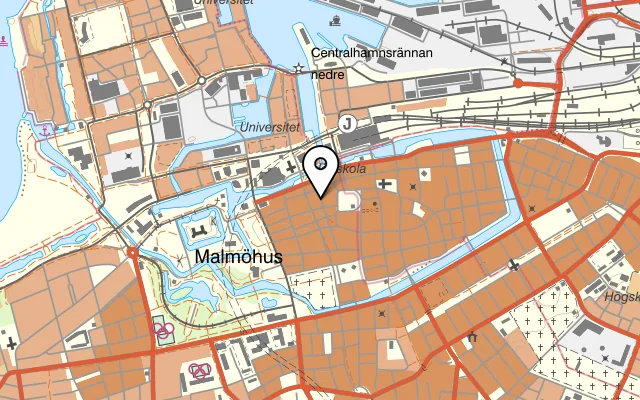Karta som visar Ruths på Mäster Johansgatan 11, 211 21 Malmö