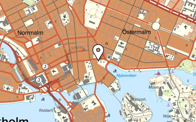 Karta som visar Calle P på Berzelii park 10, 111 47 Stockholm