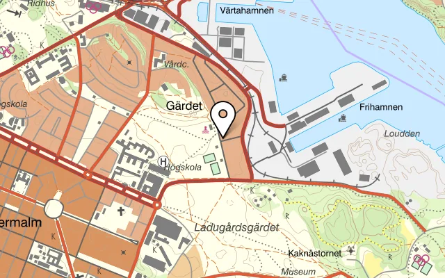 Karta som visar Funkalistic på Sehlstedtsgatan 1, 115 28 Stockholm