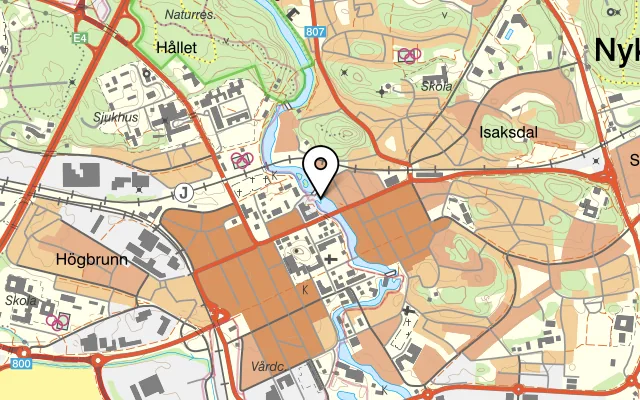 Karta som visar The Kitchen på Forsgränd 14, 611 32 Nyköping