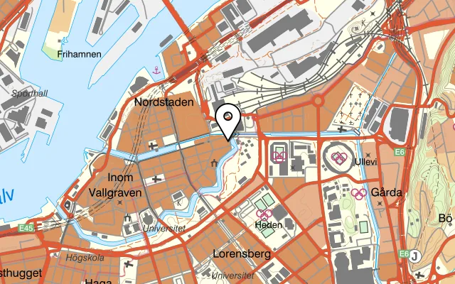 Karta som visar Zozaki på Stora Nygatan 3, 411 08 Göteborg