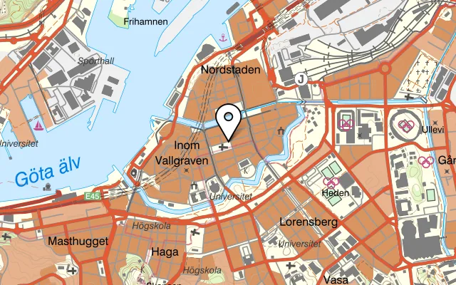 Karta som visar Ma Cuisine på Kyrkogatan 32, 411 15 Göteborg