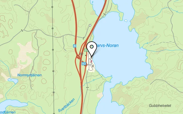 Karta som visar Tönnebro värdshus på 826 22 Tönnebro