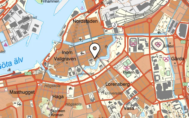 Karta som visar Jesper på Kungstorget 13, 411 10 Göteborg