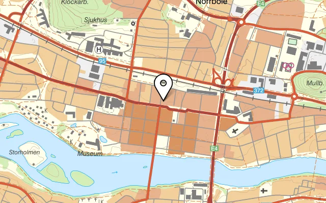 Karta som visar Arken på Stationsgatan 18, 931 32 Skellefteå