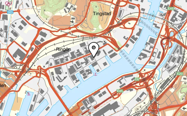 Karta som visar Kon Thai på Kronobergsgatan 16, 352 33 Växjö