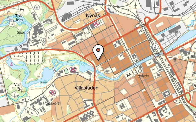 Karta som visar Kvarnen på Skomakargatan 1, 803 20 Gävle