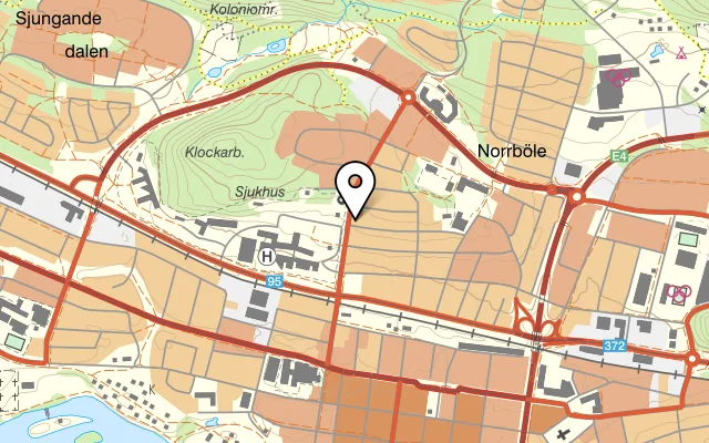 Karta som visar Picasso på Lasarettsvägen 38, 931 41 Skellefteå