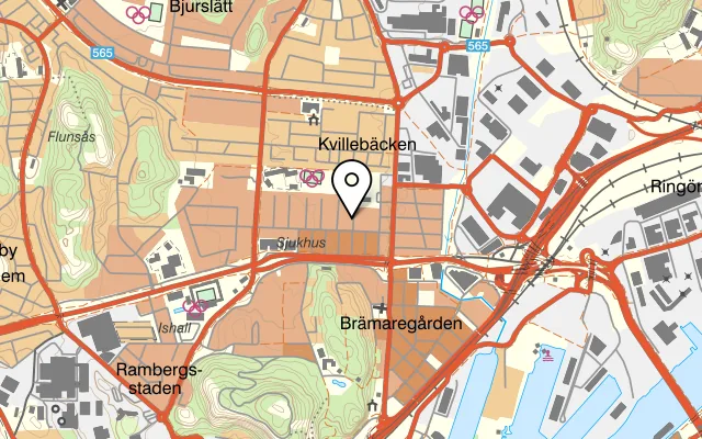 Karta som visar Restaurang Nanking på Lantmätaregatan 12E, 417 06 Göteborg