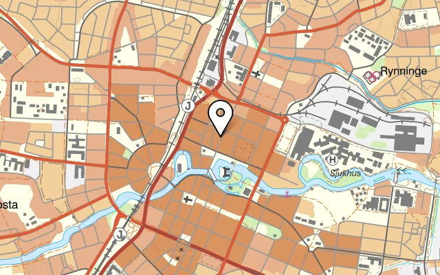 Karta som visar Coco Thai på Storgatan 13, 703 61 Örebro
