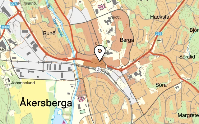Karta som visar The Public på Storängstorget 4, 184 30 Åkersberga