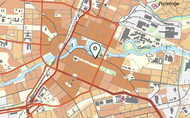Karta som visar Gro Stallbacken på Kungsgatan 1, 702 11 Örebro