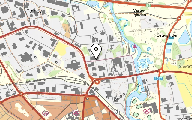 Karta som visar Restaurang Ganymeden på Roxengatan 11, 582 73 Linköping