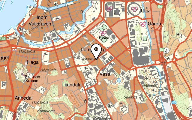 Karta som visar Caleo på Engelbrektsgatan 39, 411 37 Göteborg