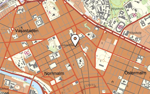Karta som visar Farang på Tulegatan 7, 113 53 Stockholm