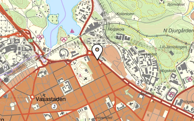 Karta som visar Sultan på Birger Jarlsgatan, 113 56 Stockholm