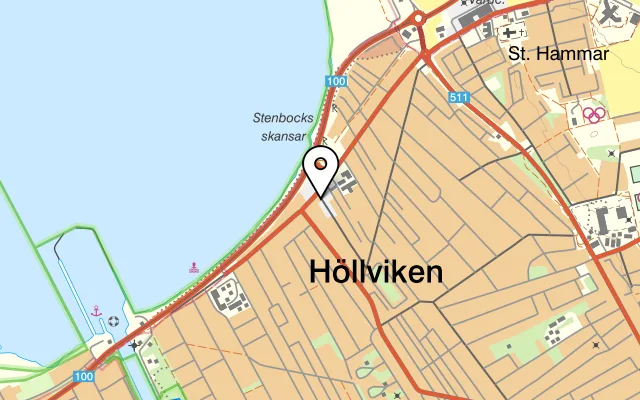 Karta som visar Millennium på Polisvägen 1, 236 31 Höllviken, Sweden
