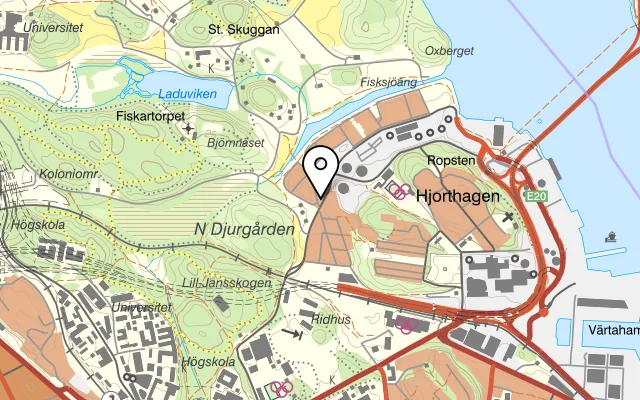 Karta som visar Selma Deli på Jaktgatan 4, 115 45 Stockholm