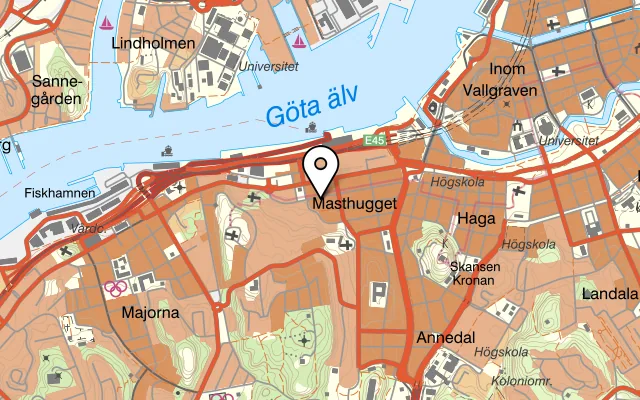 Karta som visar King's Head på Andra Långgatan 32, 413 27 Göteborg, Sweden