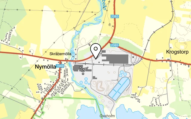 Karta som visar Mässen på Nymöllavägen, 295 73 Nymölla