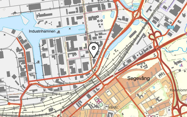 Karta som visar Restaurang Hanö på Hanögatan 2, 211 24 Malmö
