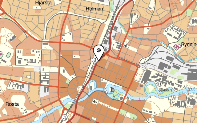 Karta som visar Hanoi på Östra Bangatan 42B, 703 61 Örebro