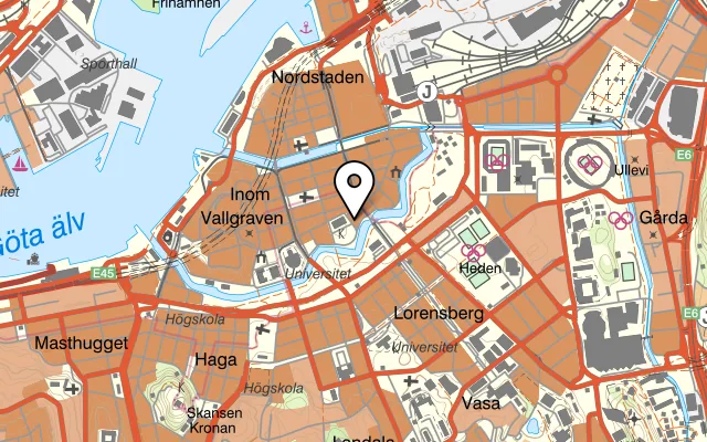 Karta som visar Tranquilo på Kungstorget 14, 411 10 Göteborg