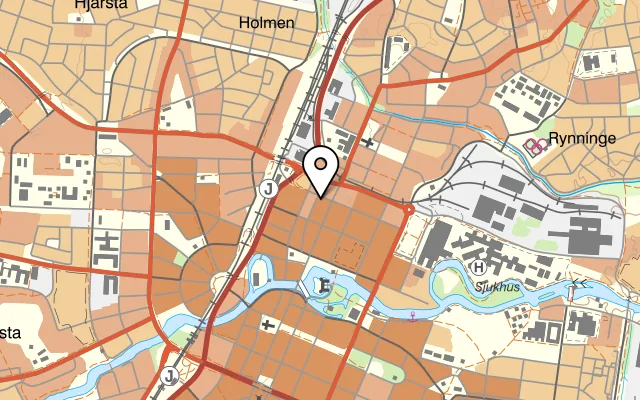 Karta som visar Sallad Inn på Järnvägsgatan 10, 703 62 Örebro