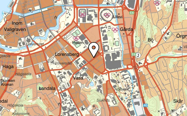 Karta som visar Barrique på Berzeliigatan 18, 411 36 Göteborg