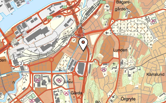 Karta som visar Casa Nostra på Kyrkogatan 11X, 633 69 Eskilstuna