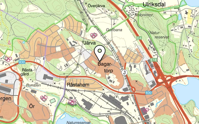 Karta som visar Veneto på Fridensborgsvägen 17, 170 69 Solna