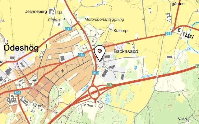 Karta som visar Rasta på Lievägen 2, 599 31 Ödeshög