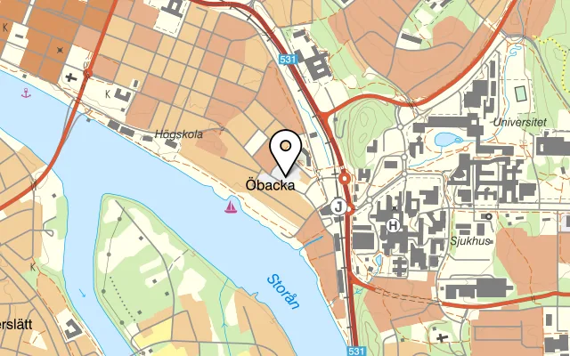 Karta som visar Shanghai på Storgatan 113, 903 33 Umeå