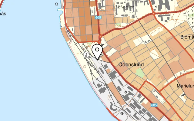 Karta som visar Matbiten på Kullbäcksvägen 2, 824 30 Hudiksvall